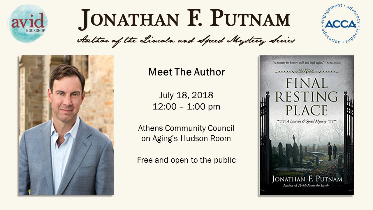 Meet The Author: Jonathan F. Putnam To Visit ACCA